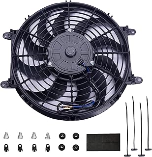 Ventilateur de refroidissement de radiateur électrique sea touch 12 pouces, ventilateur mince universel