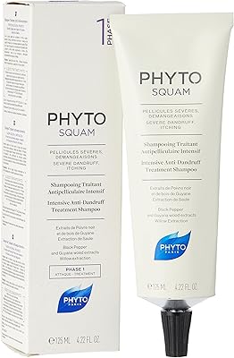 Shampooing antipelliculaire traitement intensif phyto squam 125 ml