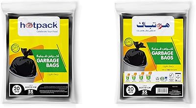 Sacs à ordures chauds de 55 gallons, 20 pièces