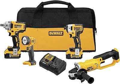 Clé à chocs dewalt 20 v max - ensemble combiné - 5 mètres