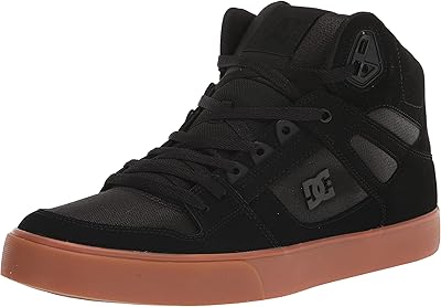 Chaussures de skate montantes dc pure pour hommes