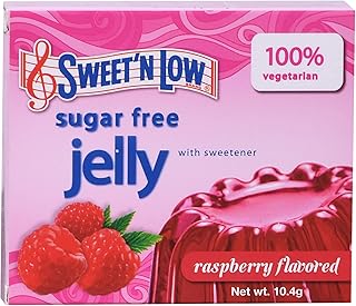 Gelée aromatisée à la framboise avec édulcorant sweet n low, sans sucre, 10,4 g, rose. Diaytar : Où chaque achat est une victoire pour votre budget