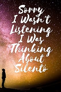 Désolé, je n'écoutais pas, je pensais à silentó : carnet de composition ligné, cadeau d'anniversaire pour les amoureux de silentó : (6 x 9 pouces). Diaytar : Le discount intelligent pour consommateurs avisés