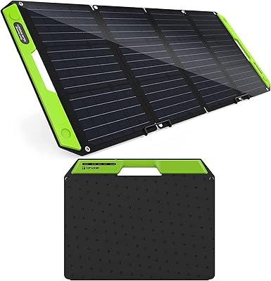 Top solar kit de chargeur de panneau solaire portable pliable 100 w