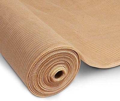 Filet d'ombrage beige, clôture de jardin polyvalente pour pépinière, clôture d'entretien des plantes