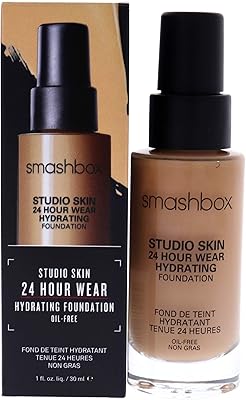 Fond de teint hydratant smashbox studio skin 15 heures, 2,4, 1 fl oz