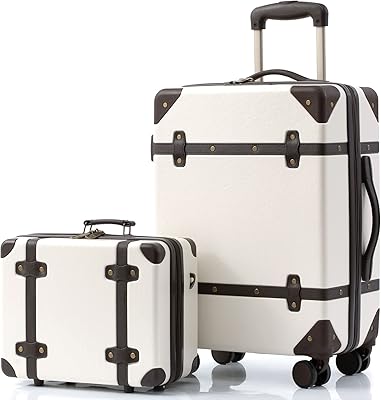 Ensemble de bagages à roulettes double face universal trotter vintage 2