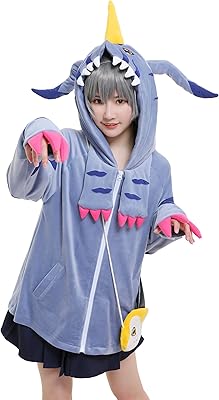 Haikyuu gabumon cosplay sweat à capuche dérivé mignon manteau quotidien à capuche brodé