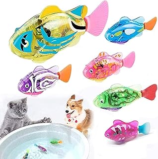 Jouet de poisson électrique, poisson de natation à induction de lumière magique d'été
