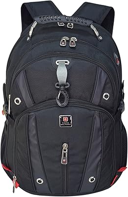 Sac à dos militaire suisse pour ordinateur portable et pack combiné d'accessoires