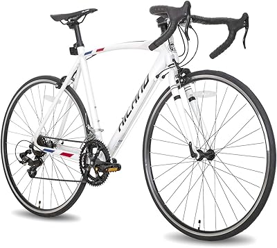 Vélo de course hiland road bike 700c avec 14 vitesses, système d'entraînement 60