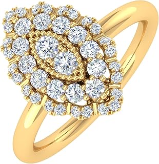 Bague diamant de marque 1/3 carat en or 10 carats