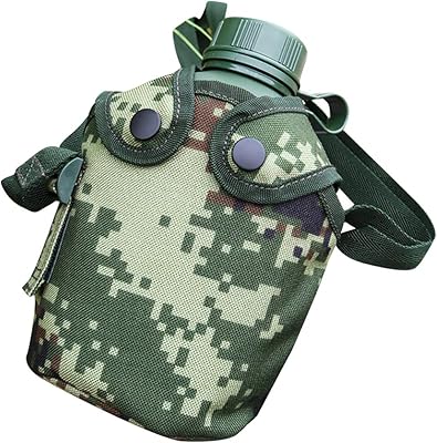 Bouteille d'eau de conception militaire en alliage d'aluminium besportable pour le camping, la randonnée, les voyages et la survie. Des économies substantielles vous attendent sur Diaytar