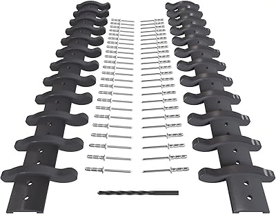 Serrures d'extrémité de porte de volet roulant paquet de 24 (12 paires) complètes