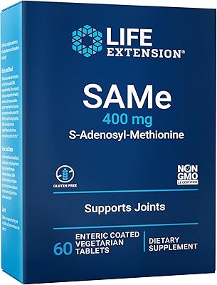 Life extension same 400 mg (s-adénosyl-méthionine) - supplément de soutien des articulations