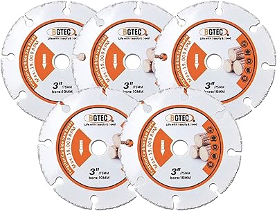 Disque de coupe en bois en carbure bgtec, 5 pièces lame de roue