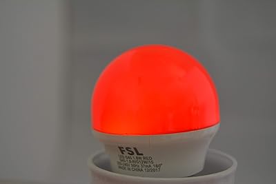 Ampoule led fsl lampa g45 1,6w e27 (rouge)