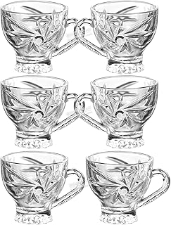 Ensemble de tasses à thé en verre jt / tasse cristalline