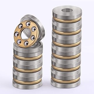Pack de 10 roulements à cage en acier f2-6m 2x6x3 mm