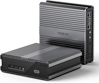 Mini pc de jeu amd ryzen 7 5800h zhu wei rzbox windows 11