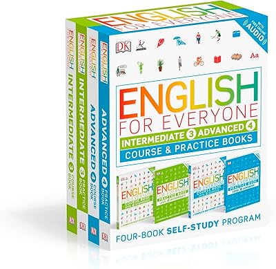 Anglais pour tous : coffret intermédiaire et avancé : livres de cours