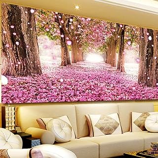 Instari 5d diamond painting pour adultes grande taille motif de fleurs de cerisier