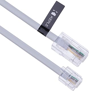 Câble rj11 vers rj45, 1 mètre de long, rj11 vers rj45, câble téléphonique