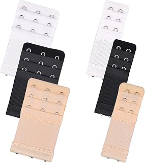 Alikdon 6 pièces extensions de soutien-gorge pour femme avec 2 crochets/3 crochets confortables
