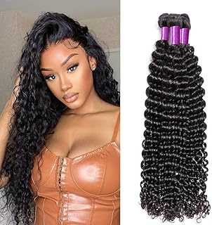 Mèches de cheveux humains ondulés 100 % brésiliens vierges remy non traités, extensions