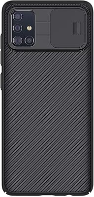 Étui de protection d'appareil photo nillkin pour samsung galaxy a51, couvercle coulissant