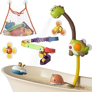 Jouet de bain, jouet de baignoire avec douche, 2 jouets à remonter, 2