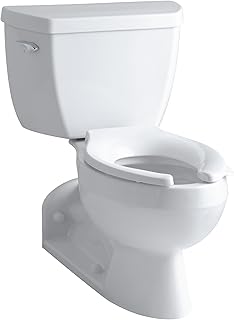 Kohler k-3554-0 toilettes allongées barrington pressure lite, blanc
