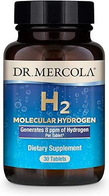 Complément alimentaire dr. mercola h2 à hydrogène moléculaire, 30 portions (30 comprimés)
