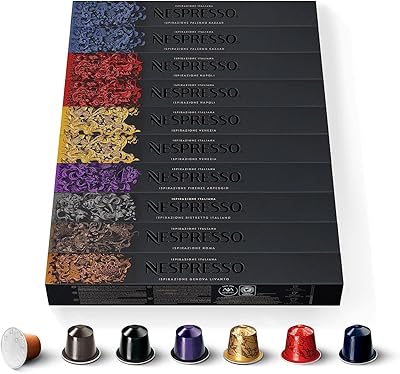 Capsules nespresso original line paquet de 10 (collection ispirazione italiana)