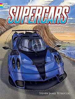 Livre de coloriage supercars