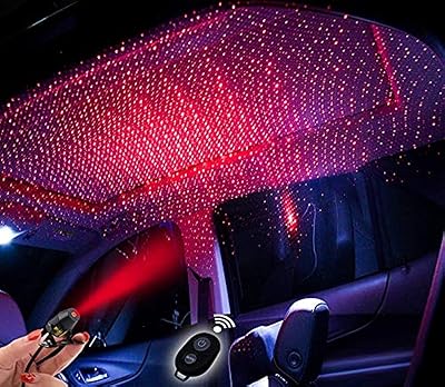 Éclairage intérieur led de voiture, conception de boîte d'accoudoir en relief au laser