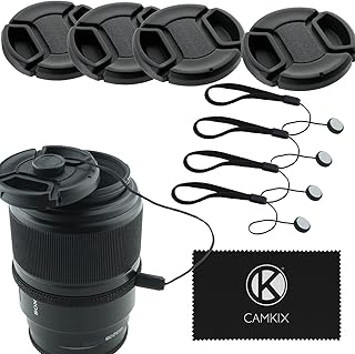 Ensemble de pare-soleil d'objectif camkix 4 encliquetables pour appareils photo