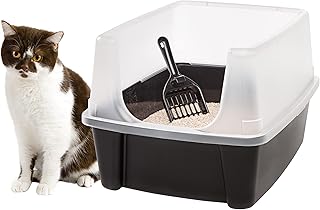 Bac à litière pour chat iris usa, bac à litière pour chat à