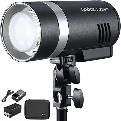 Lampe extérieure portable monolite godox ad300 pro avec lumière de mise en forme