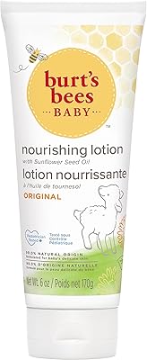 Burt's bees lotion nourrissante extra douce pour bébé pour peaux sensibles et soins