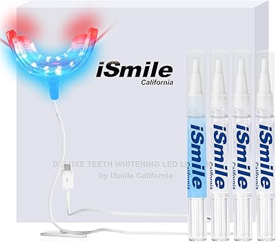 Kit de blanchiment des dents ismile california avec lumière led puissante
