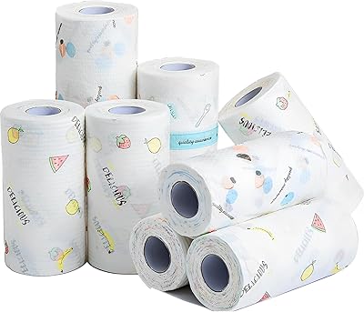 Ensemble d'essuie-tout de cuisine à motif aléatoire macmola, super absorbants et durables