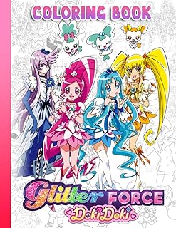 Livre de coloriage glítter fórce dokị : plus de 100 superbes pages à