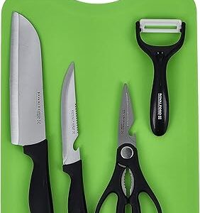 ENSEMBLE D'USTENSILES DE CUISINE ROYALFORD 5 PIÈCES, ACIER INOXYDABLE ET SONDE, RF10677 L'ENSEMBLE