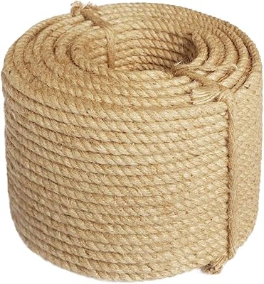 CORDE DE CHANVRE, 6/8/10 MM, CORDE EN SISAL, PROJETS DE BRICOLAGE, COMMERCIAL, INTÉRIEUR/EXTÉRIEUR