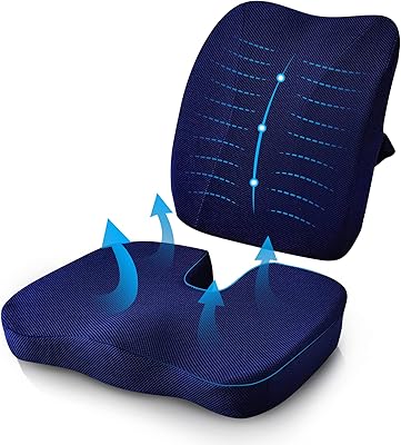 Oreiller de soutien lombaire orthopédique en mousse à mémoire de forme gel debace