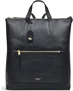 Sac à dos london portman ziptop pour femme, fabriqué à partir de cuir