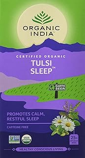 Thé vert indien biologique | sachets de thé tulsi indien biologique, 25 sachets