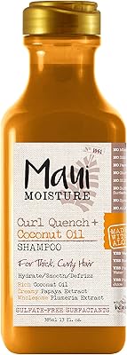 Shampooing maui moisture curl quench + huile de noix de coco, 384 ml