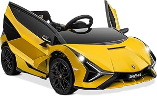 Voiture jouet électrique lamborghini sián roadster 12 volts sous licence dorsa pour enfants